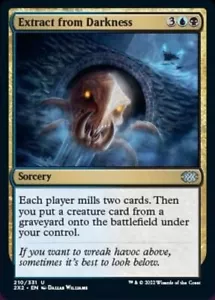 Extracto de la oscuridad x4 4x FOIL Double Masters 2022 casi nuevo MTG - Imagen 1 de 1
