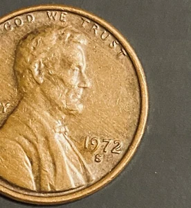 1972-S Lincoln Memorial US Penny *XF* Doubled Die Strike Errors Die Breaks - Picture 1 of 19