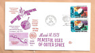 PEACEFUL USES OF OUTER SPACE FDC MAR 14,1975 U.N NY  SPACE VOAYAGE COVER  NASA