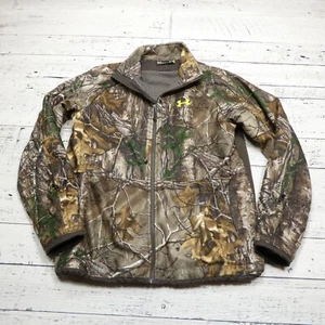 Under Armour Jacket Mens M RealTree Camo Infrared Scent Control Heavy Fleece - Picture 1 of 11