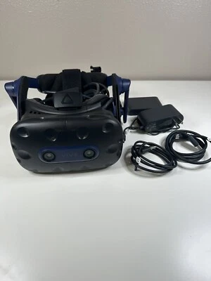 HTC Vive Pro 2 VR Headset + Link Box + Cables - Tested Working - Image 1 of 4
