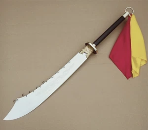 BaGua Dao Wushu BroadSwords Chinesische Zweihandschwerter mit neun Ringen - Bild 1 von 6