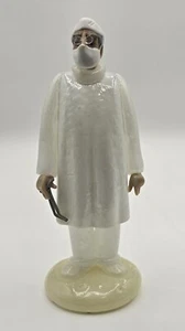 Arzt Figur Vintage Böhmisch Tschechisch Freiform Kunst Glas Veritable Boheme - Bild 1 von 9