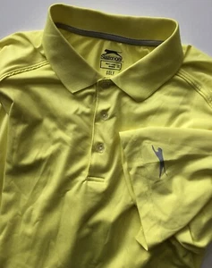 Slazenger Men’s XL Golf Polo Bright Yellow Lightweight Outdoor - Picture 1 of 11