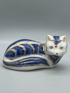 Royal Crown Derby Imari Paperweight Collection Arctic Blue Fox - Picture 1 of 11
