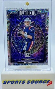 Mac Jones 2021 Panini Optic Mythical Rookie RC SSP Patriots MINT MY-25 - Picture 1 of 2