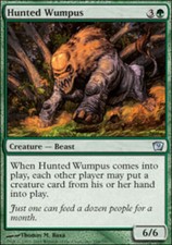4x Hunted Wumpus MTG 9th Edition NM Magic Regular