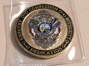 LEE COUNTY PORT AUTHORITY POLICE (FL) Challenge Coin Medallion, metal. Empathy - Picture 1 of 10