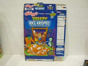 Kellogg's KREEPY RICE KRISPIES Edizione Limitata Cereal Box Flat 2001 - Foto 1 di 2