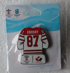 Crosby hockey Canada player Authentic 2010 Vancouver Olympic pin button pack New - Picture 1 of 2