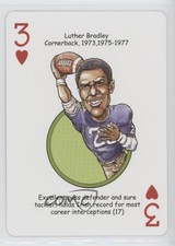 2008 Hero Decks Presents Irish Football Heroes Playing Cards Luther Bradley #3H