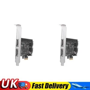 PCI-E PCIe to 2 Ports SATA IDE eSATA Expansion RAID Controller Cards JMB363 UK - Bild 1 von 6