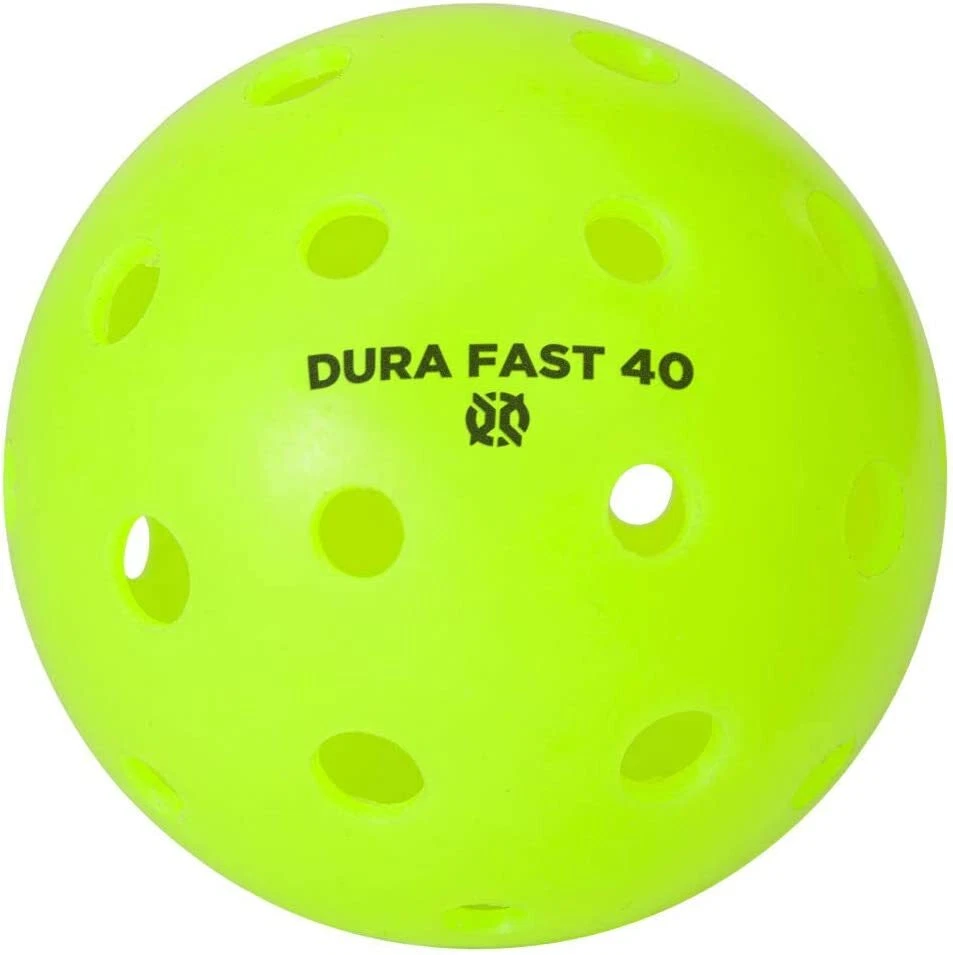 Pickleball Balls Dura Fast 40 Pickleballs , Outdoor Pickleball, USAPA Approved
