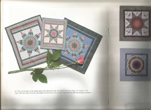 Miniature Quilt Patterns Irish Chain Lone Star Schoolhouse Vintage 1980s M91 - Picture 1 of 16
