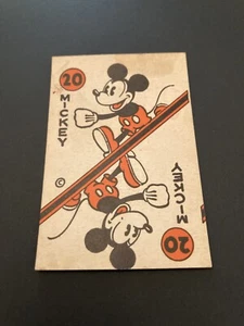 1934 Mickey Mouse Cones Millikin's Ice Cream Complete Card Game in Original Box - Picture 1 of 7