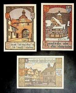 1920 Germany BAD SUDDEN  set of 50 Phennig Banknote / Notgeld - Picture 1 of 2