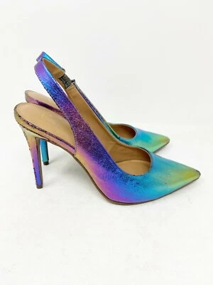 Tacones altos holográficos arco iris Material Girl  Foto 1 de 4