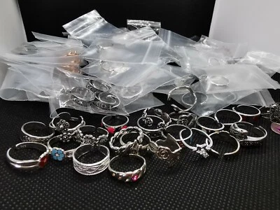 10 Stück Zehenringe Echt 925 Silber Damen  Mix Großhandel Sonderposten Flohmarkt - Bild 1 von 2