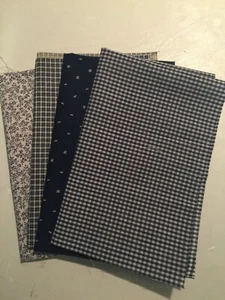 QUILTEN: 8 STÜCK VORGESCHNITTEN 7"X 9" KOORDINIERTER BAUMWOLLSTOFF - Bild 1 von 2
