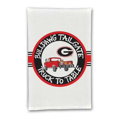 Georgia Bulldogs Truck to Table Hand Towel Cover