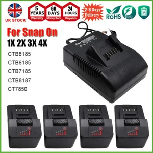 Sostituire per batteria a scatto CTB8185 18V 4.0Ah CT8850 CTB7185 8187 CTC720 caricatore - Foto 1 di 27