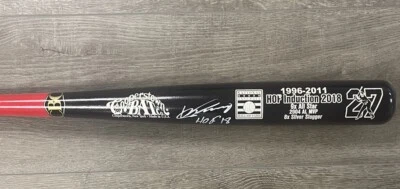 Vladimir Guerrero Sr “HOF 18” Expos Signed COBATCO Career Stat Bat JSA STICKER - Image 1 of 4