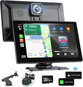 9" Apple Carplay Bildschirm für Auto, tragbar kabellos Apple Carplay - Bild 1 von 8