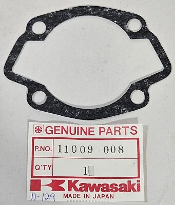Junta base cilindro Kawasaki MT1 KV 75 1971-1980 11009-008 KV75 11060-1378 NUEVO DE STOCK Foto 1 de 2
