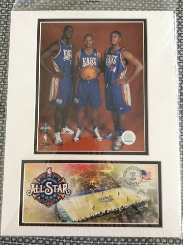 USPS FIRST DAY / BOSTON CELTICS POSTER / KEVIN GARNETT, RAY ALLEN & PAUL PIERCE Cover