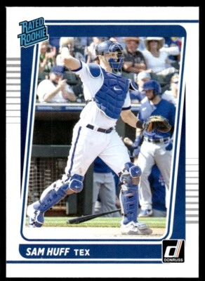 2021 DONRUSS RATED ROOKIE SAM HUFF R54 - Image 1 of 2