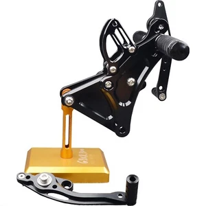 Juego de estriberas traseras CNC negras para Buell XB9/12S/Ss/STT/SX/Scg/Bajo/R - Imagen 1 de 5
