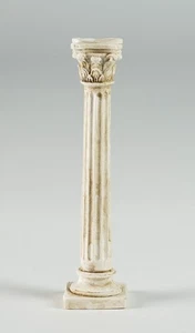 PRESEPE Rossi-Rosa -  COLONNA RIGATA 10 cm in gesso - Picture 1 of 2