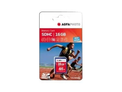 AgfaPhoto 16GB SDHC 16 GB SDHC Classe 10 MLC Blu Secure Digital High 10426 - Immagine 1 di 1