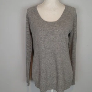 Splendid Collection Womens Cashmere Pullover Sweater Size Medium Gray - Picture 1 of 12
