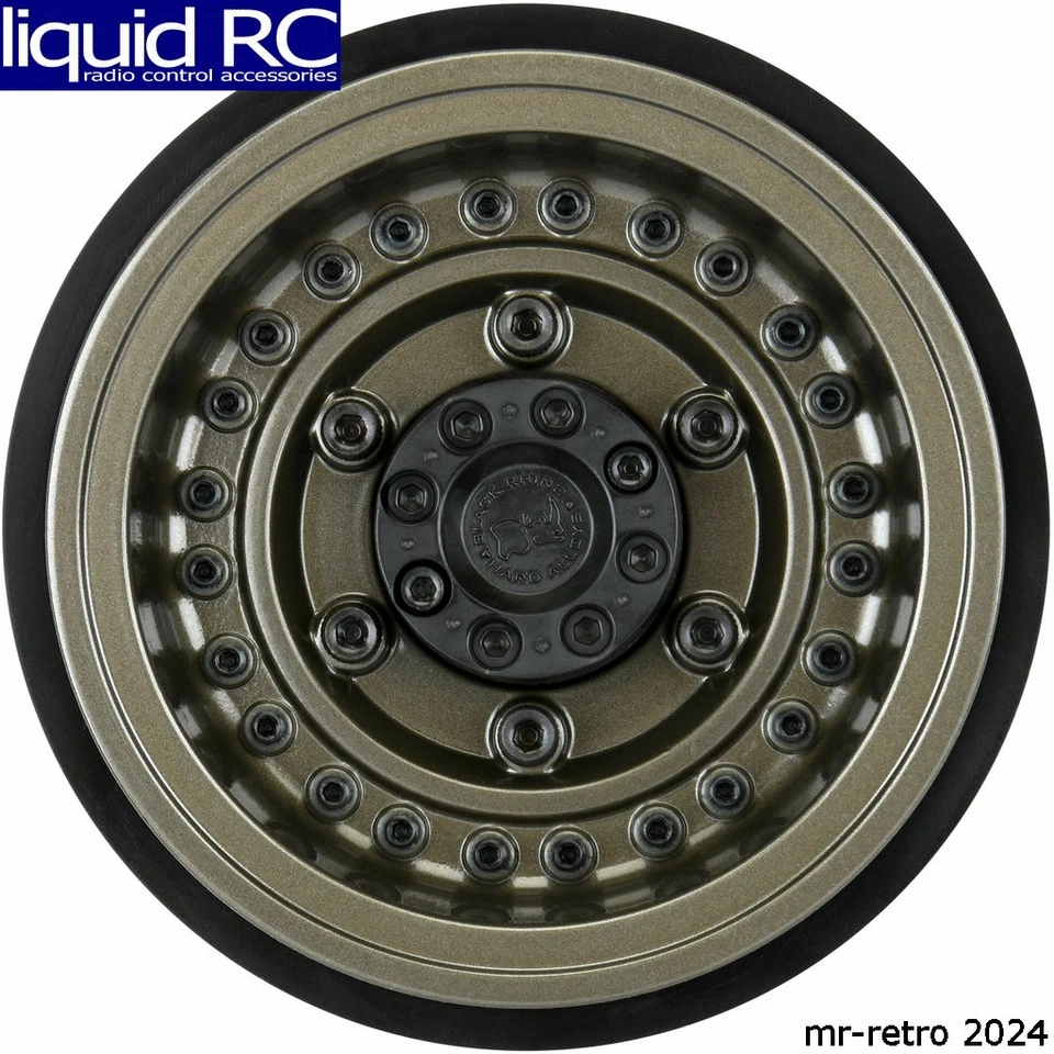 Pro-Line 282600 Black Rhino Armory Gunmetal 2.9 Aluminum Dual Offset +5/+10 Whee - Image 1 of 1