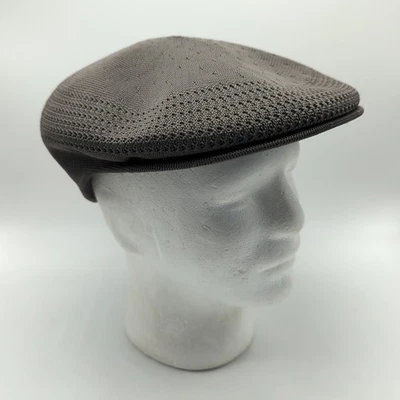 Kangol Fitted Tropic 504 Ventair hat gray flat cap - size Medium - Image 1 of 4