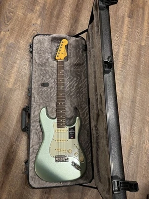 Fender American Professional II Mystic Surf Green Stratocaster Custom w/ Case - Image 1 of 4