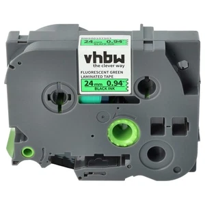 Cartouche à ruban pour Brother TZE-D51 TZ-D51 noirvert fluo - Afbeelding 1 van 9