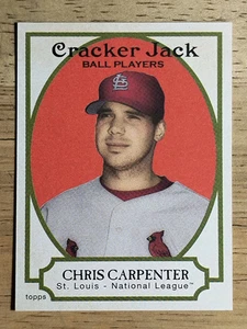 Topps Cracker Jack Mini 2005 rojo #220 Chris Carpenter - Imagen 1 de 2