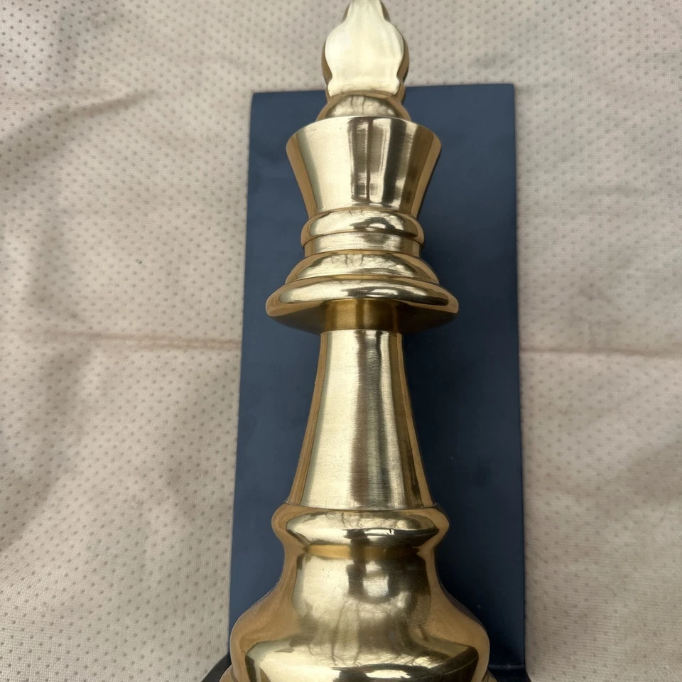 Gold Metal Large Chess Piece Decor - Image 1 of 1