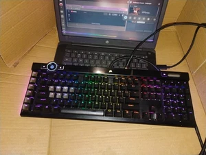 Corsair K100 RGB Keyboard RGB Optical-Mechanical Gaming Keyboard RGP0094 Tested - Picture 1 of 5