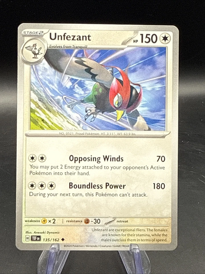 Unfezant 135/162 SV05: Temporal Forces Regular - Image 1 of 1