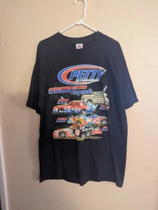Vintage Richard Petty T-Shirt Herren XL 4 Generations of Racing Legends Y2k - Bild 1 von 4