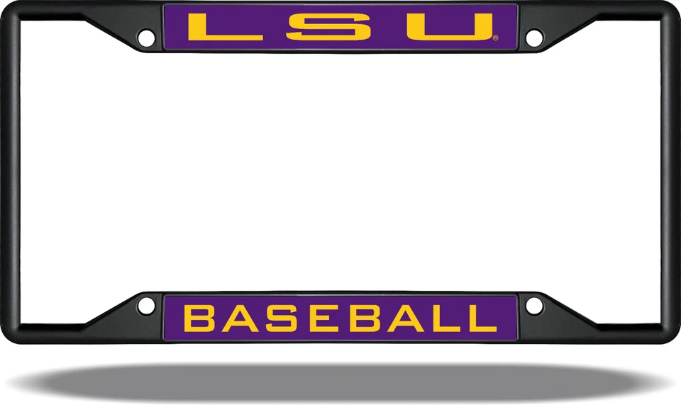 Marco de matrícula negro de Louisiana State LSU BASEBALL Foto 1 de 1