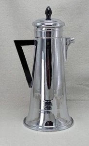 Vintage 1930s Forman Brothers Recipe Cocktail Chrome Black Handle and Knob - Picture 1 of 6
