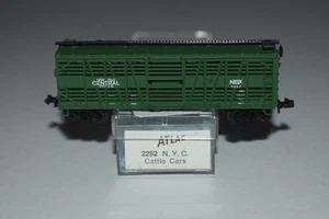 N Scale Atlas 2252 New York Central 40' Single Door Stock Car 5407 C53845 - Picture 1 of 2