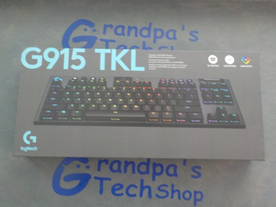Logitech G915 TKL LIGHTSPEED Wireless RGB Gaming Keyboard GL Tactile 920-009495