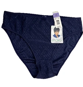Vintage Delta Burke Panties Sz 8 1X Satin Sheer High Cut Panty Silky Second Skin - Picture 1 of 12