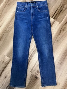 Veronica Beard Jeans Size 27 Ryleigh Slim Straight High Rise Skinny Medium Wash - Picture 1 of 11