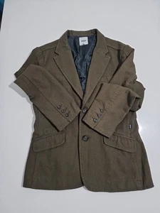 Moschino Blazer UOMO Men With Love Jeans Wolle Baumwolle Braun Vintage Mantel Knopf - Bild 1 von 21